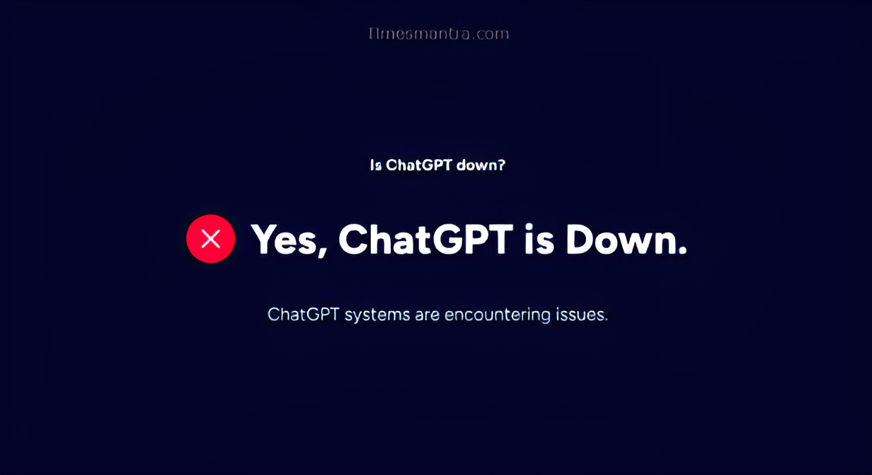 ChatGPT Is Down Today