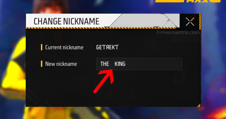 free fire nickname space