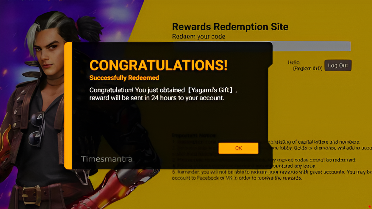 Free Fire MAX redeem codes